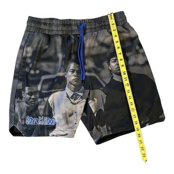 Boyz N The Hood Shorts Size XL Mesh Ice Cube Cuba Gooding All Over Shoe Palace - Picture 2 of 7